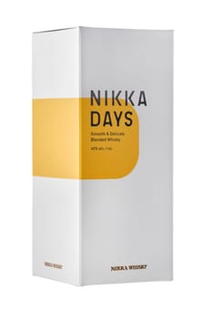Minsk, Belarus, December 31, 2022 - Bottle of Japanese whisky Nikka Days