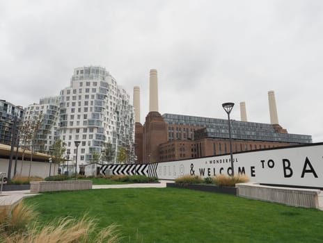 LONDON, UK - CIRCA OCTOBER 2022: The Battersea Power Station is reopening on the 14th of October