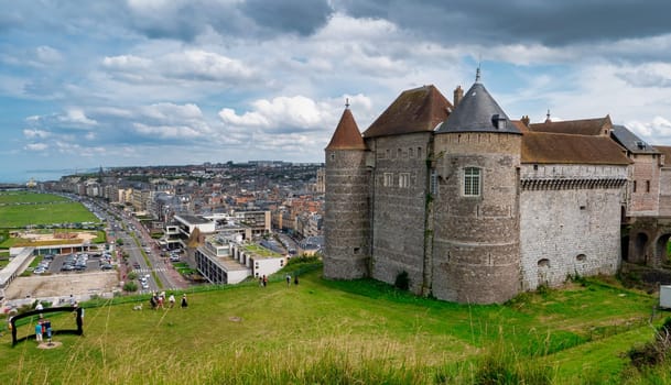 view of the castle Dieppe in Normandy