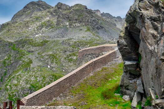 a view of  fort de la Redoute-Ruinée, Alps, France