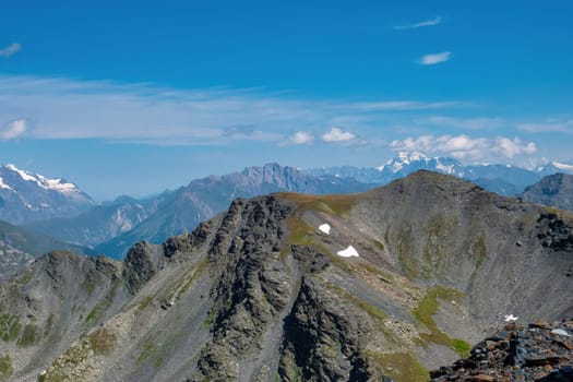 a view of Valley Col du Petit-Saint-Bernard