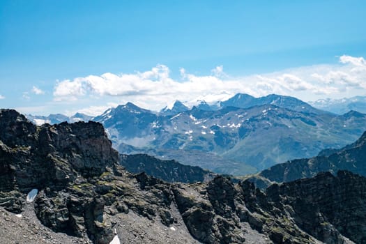 a view of Valley Col du Petit-Saint-Bernard
