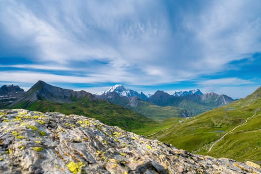 a view of Valley Col du Petit-Saint-Bernard