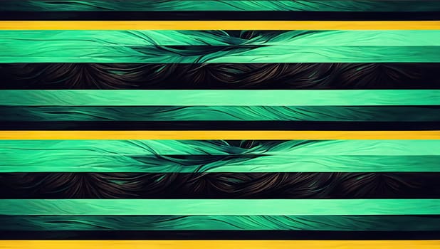 Generated Artificial stripes in green as abstract background