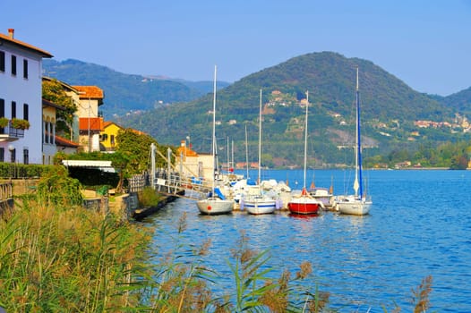 Pella, on the shore of Lake Orta in Italy
