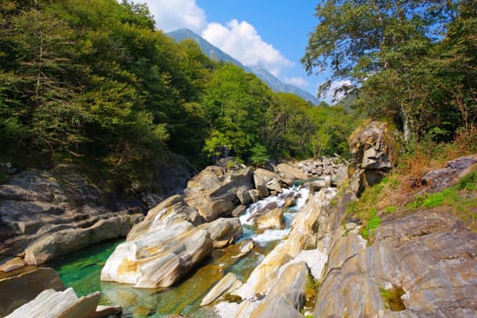 Verzasca river, Verzasca valley, Ticino, Switzerland, Europe