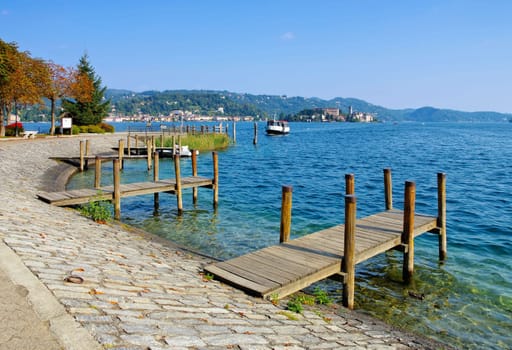 Pella, on the shore of Lake Orta in Italy