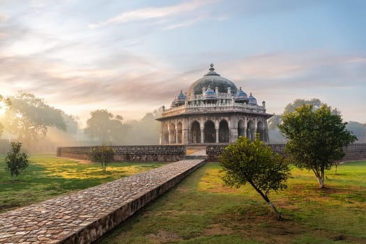 Isa Khan's Tomb in the Humayun's Tomb, Delhi, India.