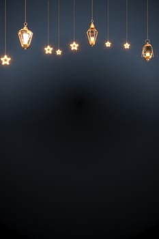 Ramadan Kareem Greeting Background Islamic 3d illustration design
