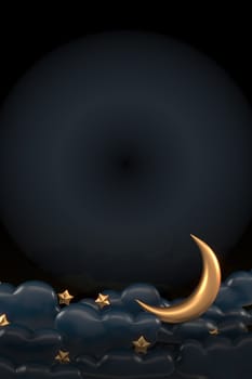 Ramadan Kareem Greeting Background Islamic 3d illustration design