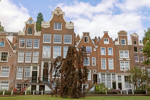 Example of Dutch architecture. Amsterdam. Netherlands.