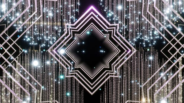 3D illustration Background for advertising and wallpaper in art deco and fashion party scene. 3D rendering in decorative concept.