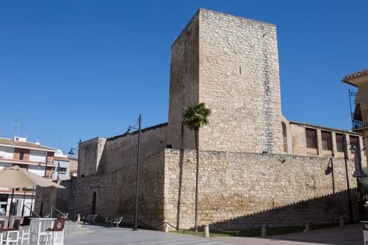 Lucena Moral Castle, now housing the Archaeological-Ethnological Museum of Lucena, Sierras Subbeticas, Cordoba, Spain