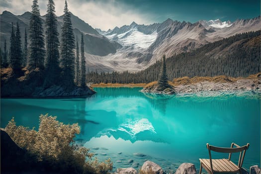 Azure pond Champfer is a unique place on earth. Picturesque day and gorgeous scene. Location Silvaplana village, Swiss alps, Maloja, Europe. Wonderful image of wallpaper. Explore the world's beauty.