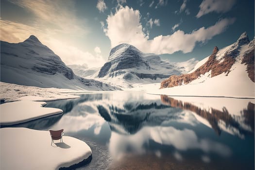 Captivating scene of the snow rocky massif. Picturesque day. Location place Bachalpsee in Swiss alps, Grindelwald, Bernese Oberland, Europe. Wonderful image of wallpaper. Explore the world's beauty.