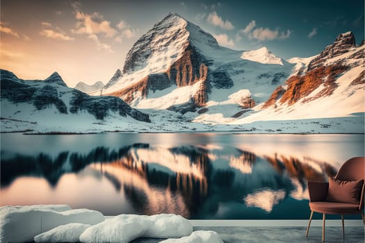 Captivating scene of the snow rocky massif. Picturesque day. Location place Bachalpsee in Swiss alps, Grindelwald, Bernese Oberland, Europe. Wonderful image of wallpaper. Explore the world's beauty.