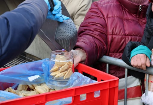 Warm food for the poor and homeless