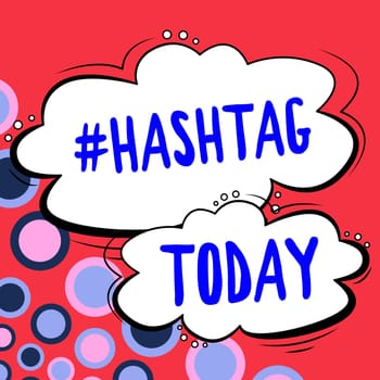 Writing displaying text Hashtag, Internet Concept Internet tag for social media Communication search engine strategy