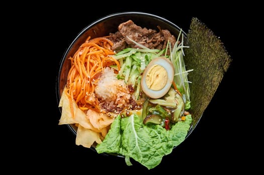 National Korean cuisine, delicious Bibimbap. High quality photo