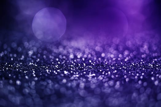 Light abstract dark bokeh christmas circle color glitter blurred black background