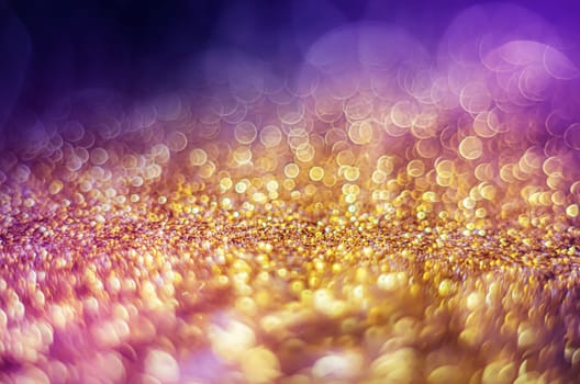 Light abstract dark bokeh christmas circle color glitter blurred black background