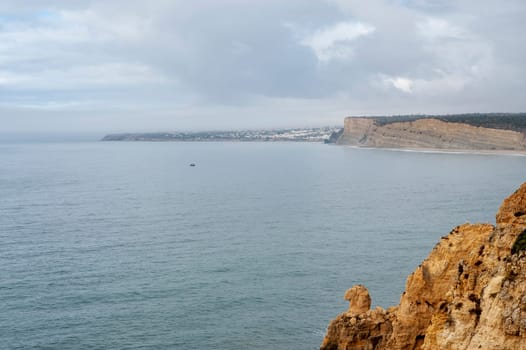 The rock formation of Ponta de Piedade - Lagos - Portugal.