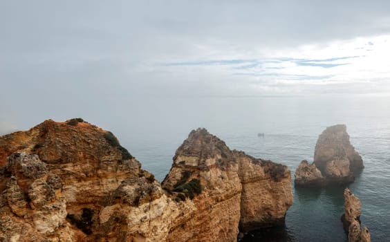 The rock formation of Ponta de Piedade - Lagos - Portugal.
