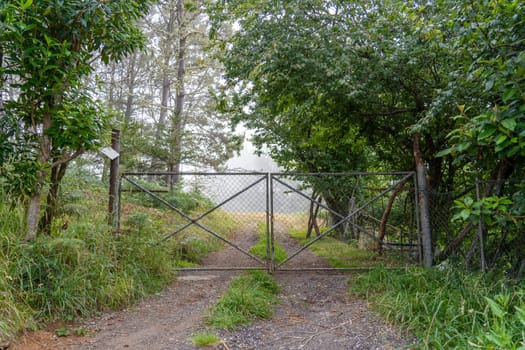 The entrance to the private area is closed. Madeira island, Portugal