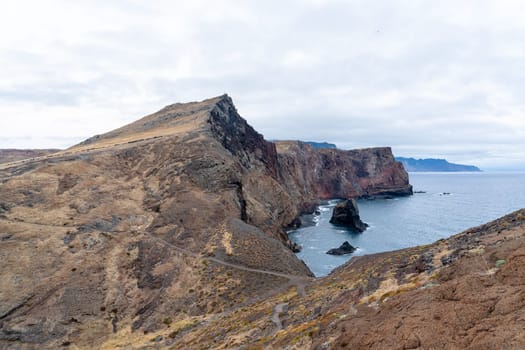 View Ponta sao lourenco madeira east point hiking path in Madeira island