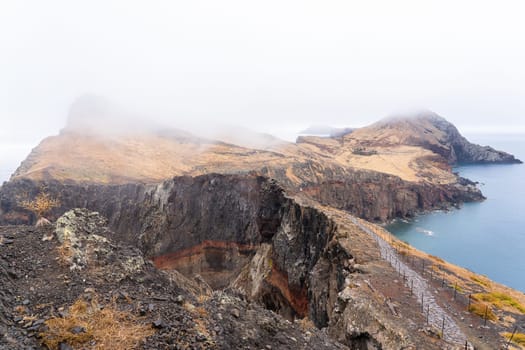 View Ponta sao lourenco madeira east point hiking path in Madeira island