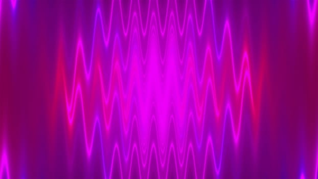 Violet wave neon. Computer generated 3d render