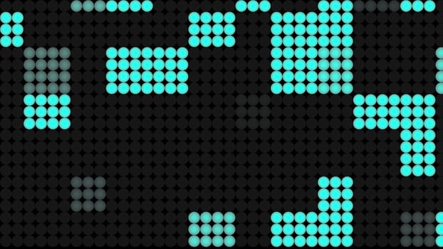 Balls grid. Computer generated 3d render