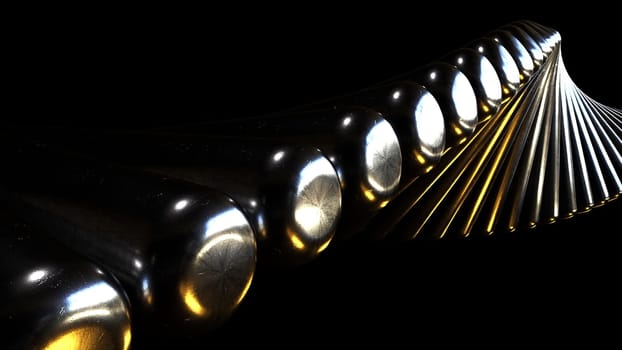 Steel cylinders. Computer generated 3d render,Steel cylinders. Computer generated 3d render