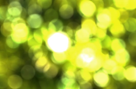 Green lights background, Green bokeh