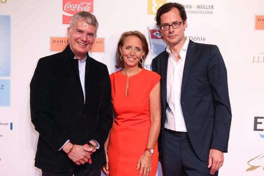 Prof. Dr. Dr. Reichenspurner (UKE),Jonica Jahr (initiator) and Prof. Dr. Stephan Willems,Charity Event "The Little Heart in the Center"" at curio Haus,Hamburg,14.06.2015"