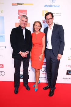 Prof. Dr. Dr. Reichenspurner (UKE),Jonica Jahr (initiator) and Prof. Dr. Stephan Willems,Charity Event "The Little Heart in the Center"" at curio Haus,Hamburg,14.06.2015"