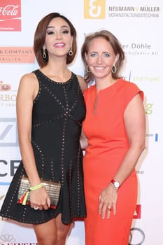 Jonica Jahr (initiator) and Verona Pooth,charity event "The little heart in the center"" at the Curio Haus,Hamburg,14.06.2015"