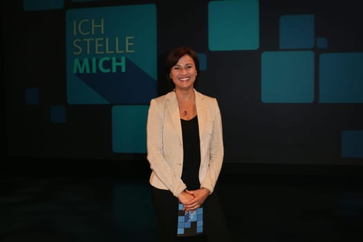 Sandra Maischberger,WDR I ask myself,WDR Studio BS1,Koeln,13.06.2015
