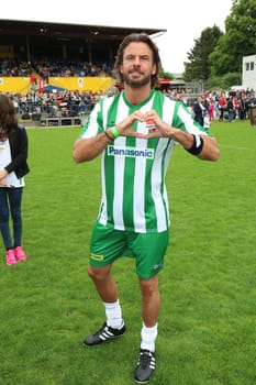 Stephan Luca,The charity football game Kicking with heart at the Stadion Hoheluft,Hamburg,14.06.2015
