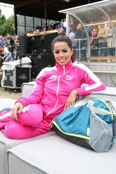 Fernanda Brandao,The Charity Football Game Kicking with Heart at the Stadion Hoheluft,Hamburg,14.06.2015