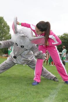 Fernanda Brandao,The Charity Football Game Kicking with Heart at the Stadion Hoheluft,Hamburg,14.06.2015