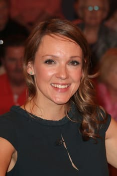Caroline Kebekus (comedian),recording by Markus Lanz Sendung 1 at Studio Stahltwiete,Hamburg,17.06.2015