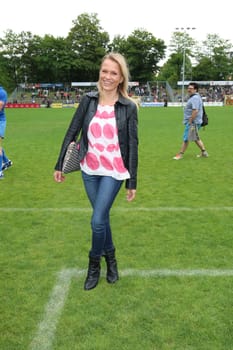 Nova Meierhenrich,The charity football game Kicking with heart at the Stadion Hoheluft,Hamburg,14.06.2015