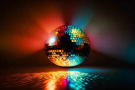 Mirror Disco Ball.  Generative AI.