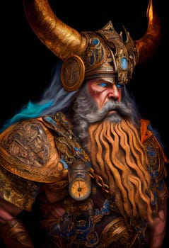 viking warrior king.  Generative AI .