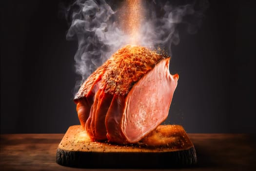 Traditional  Roast Pork.   Generative AI.