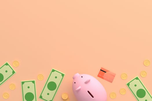 Tax Day Reminder Concept. 3d illustration submit tax by online concept, online tax payment and report. Business income.