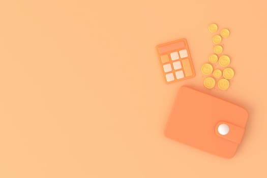 Tax Day Reminder Concept. 3d illustration submit tax by online concept, online tax payment and report. Business income.