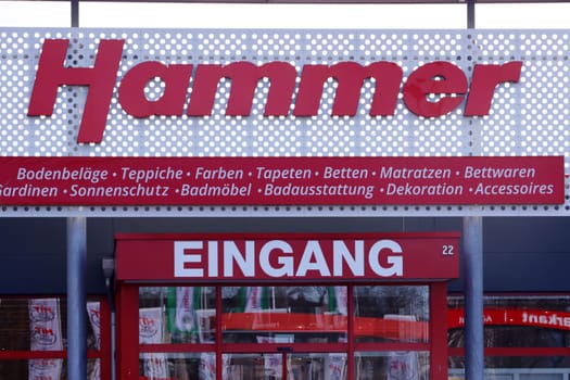 Filiale der Hammer Fachmarktkette in Euskirchen, Nordrhein-Westfalen, Deutschland