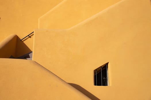 Abstract building shapes in Procida Island.